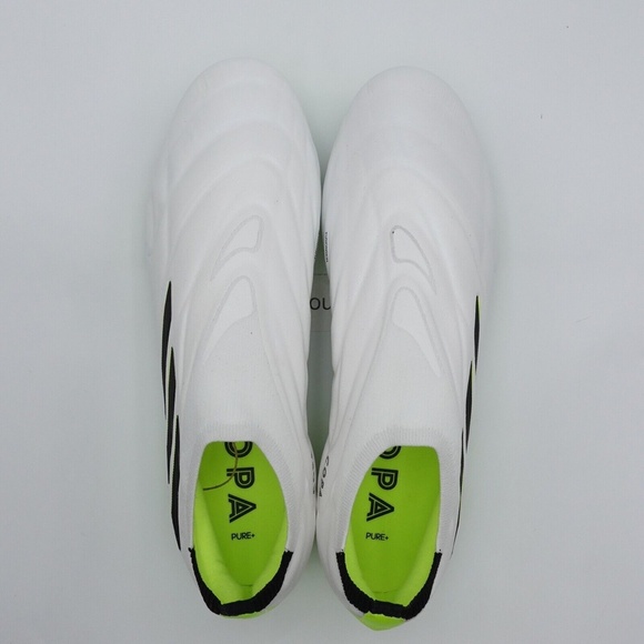 NEW adidas Copa Pure+ FG Soccer Cleats HQ8955 Cloud White - Picture 4 of 16